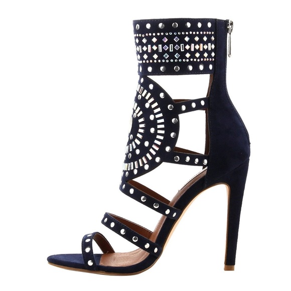 Studded Ankle Sandals - Picture 3 of 4